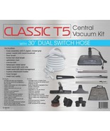 Titan Central Vac Kit 30 ft hose 6 ft Pigtail  Power Nozzle and Tools - $496.19 CAD