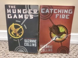 Lot of 2 Suzanne Collins Books: Hunger Games, Catching Fire - £6.81 GBP
