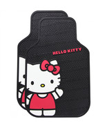 Hello Kitty Wavin&#39; Hi 2-Pack Car Floor Mat Black - £44.54 GBP