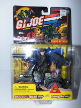 GI Joe vs Cobra 2002 Hasbro Assault Quad Vehicle with Gung Ho Figure NIP - £46.89 GBP