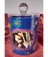 Acylic Apothecary Jar Dry Storage Bathroom Q Tips Makeup Treats Treasure... - $111.39 MXN