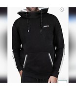 New Mens Xray Colorblock Black/White Hoodie Full Zip 2xl - $837.42 MXN