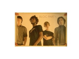Bloc Party Poster Silent Alarm Two Sided Party. - $13.49