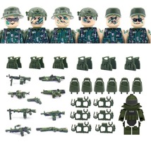 6PCS Modern City SWAT Ghost Commando Special Forces Army Soldier Figures K113E - £17.52 GBP