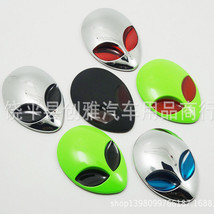 Car Fun 3D Car Sticker Metal Alien Car Mark Modified Car Sticker Car Sticker Car - £12.07 GBP