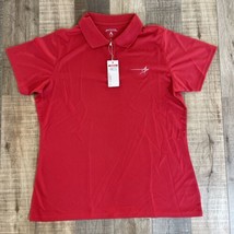 NWT Antigua Desert Dry Wilson Staff Women’s Size L Red Golf Polo Shirt - £17.50 GBP