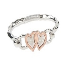 Ganz Double Heart Bracelet #ER31023DB - £7.85 GBP
