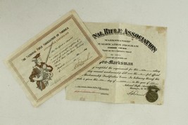 Vintage Paper NRA National Rifle Association 50FT Pro Marksman Award 1967 Medal - £13.40 GBP