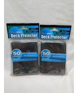 (2) (50) Packs Ultra Pro Deck Protector Raven Black Standard Size Sleeve... - $17.82