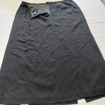 Norton McNaughton Zipper Women's Zip & Double Slits Black Skirt Size 18 (37×36) image 9