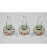 AIRCO Vintage Merry Christmas Party Name Tag Button Lot of 3 Pinback But... - $461.89 MXN