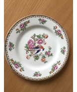 Vintage Johnson Bros England the Madras 8&quot; lunch plate flower bird free ... - £27.65 GBP