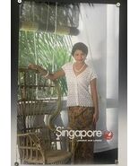 JAPAN AIRLINES SINGAPORE Vintage 1981 Travel poster 24” X 39” - $17.78
