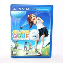 SONY PSV (ASIA JAPANESE VER) PSV PS Vita Games Everybody&#39;s Golf 6 VCAS-3... - $29.69