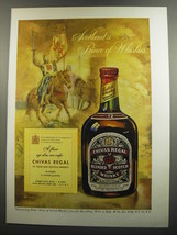 1952 Chivas Regal Scotch Ad - Scotland's Prince of Whiskies - $18.49