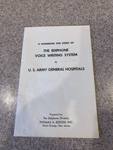 Vintage Ediphone Voice Writing System In U A General Hospitals 40s - £11.18 GBP