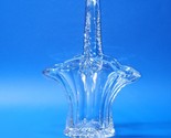 Vintage Glass Duncan &amp; Miller Large Flower Clear Basket Vase - FREE SHIP... - $27.69
