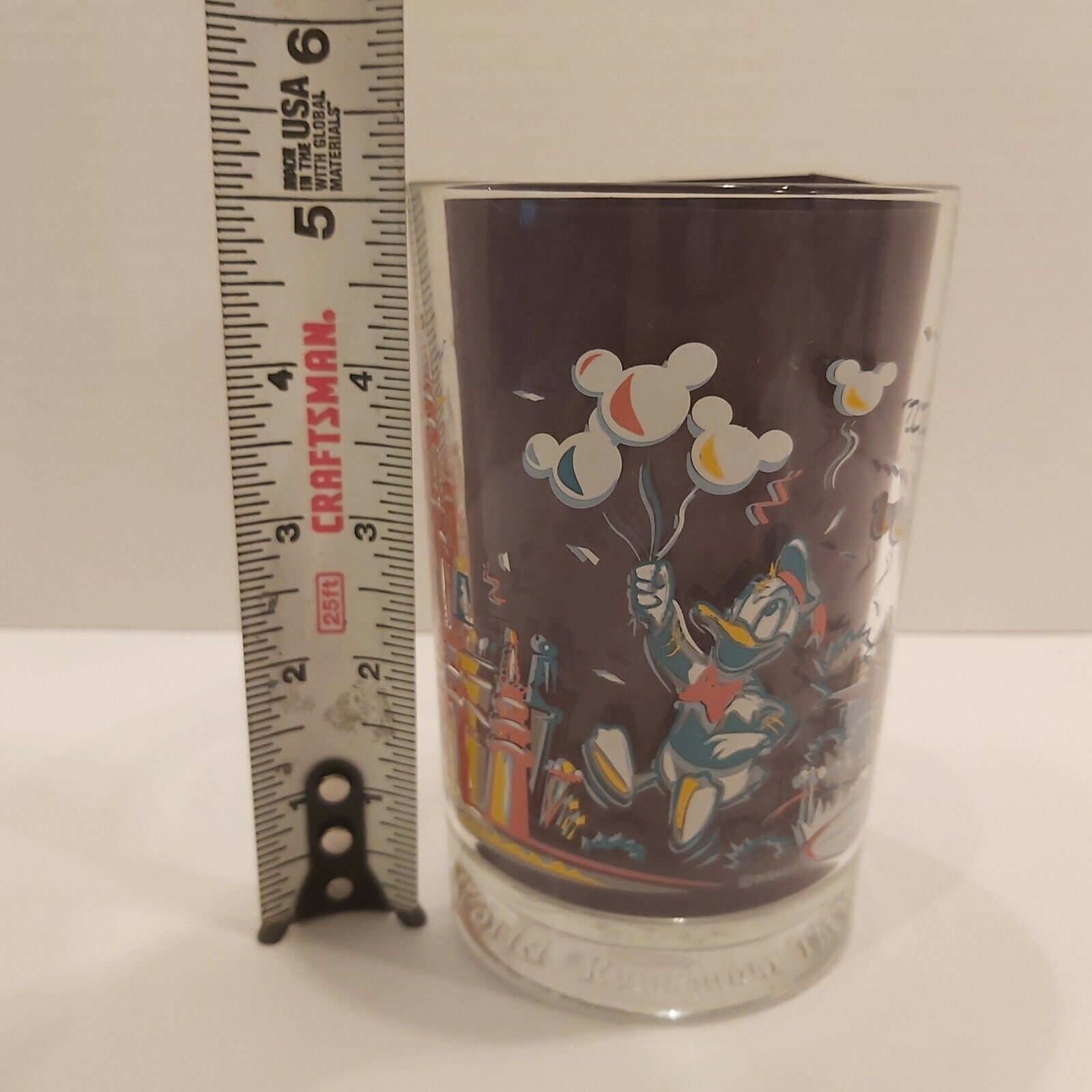 Primary image for Vtg 1996 Walt Disney's 25th Anniversary Remember The Magic Donald Duck Glass