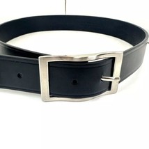 Men’s Leather Murano Belt Size 34 Black Used - £13.87 GBP