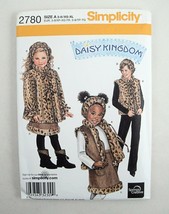 Daisy Kingdom Simplicity 2780 Vest Headband Coat Skirt girls 3-8 misses XS-XL - £3.33 GBP