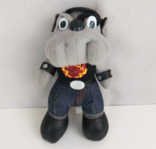 Vintage 1993 Harley Davidson Play by Play Bull Dog 8" Plush - $12.60