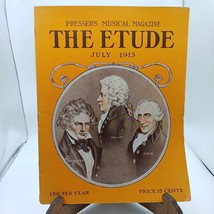 Vintage July 1913 Etude Musical Magazine Featuring Beethoven Mozart &amp; Haydn - £22.57 GBP