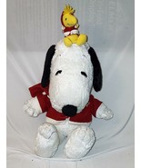 2006 Macy&#39;s Snoopy &amp; Woodstock In Hoodies 24&quot; Plush - $29.40