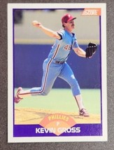 1989 Score #227 Kevin Gross Phillies Vintage Baseball Card MLB Pitcher - €2,16 EUR