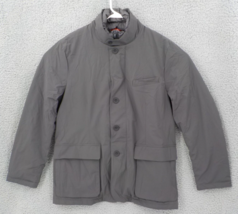 Paul Betenly Traveler Highland Jacket Mens SZ M Grey Coat Storm Flap Pockets NWD - £35.75 GBP