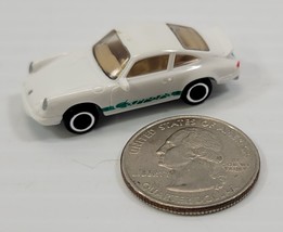 *B6) Ferrero Kinder Surprise Egg White Porsche 911 Carrera RS Mini Toy - $5.93
