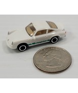 *B6) Ferrero Kinder Surprise Egg White Porsche 911 Carrera RS Mini Toy - $111.47 MXN