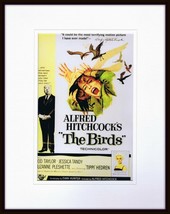 The Birds Framed 11x14 Poster Display Alfred Hitchcock Tippi Hedren - £27.23 GBP