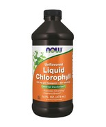 Now Foods Liquid Chlorophyll Mint 16 oz - CLEANSE DETOX, BREATH DEODORIZER - $19.99
