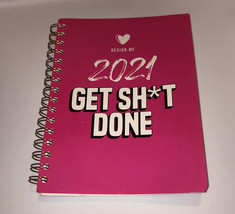 Design Me 2021 “Get Sh*t Done” Promo Spiral Bound Calendar Book (UNUSED) - £7.04 GBP