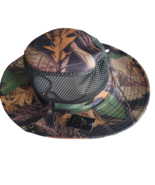 Camo Boonie Mesh Hat Hunting Fishing Hiking Camping Tree Leaf Camouflage... - $183.37 MXN