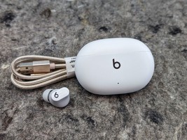 Case &amp; Left Replacement Beats Studio Buds White Totally Wireless Earphon... - £23.91 GBP