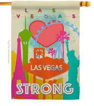 Las Vegas Strong House Flag Cause 28 X40 Double-Sided Banner - £29.54 GBP
