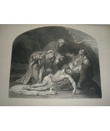 Vintage Print Engraved Carracci the three Mary&#39;s G. Greatbach - $1,188.00