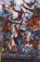 Greg Horn SIGNED Avengers Art Print Iron Man Spiderman Captain America T... - £23.25 GBP