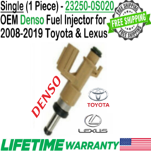 OEM DENSO 1Pc Fuel Injector for 2008, 09, 10, 2011 Toyota Land Cruiser 5.7L V8 - $59.39