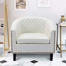 Homsof Accent Barrel Chair For Living Room Leisure Chair With Nailheads And - $235.99