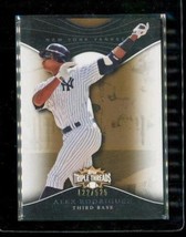 2009 Topps Triple Threads Baseball Trading Card #15 Alex Rodriguez Yankees Le - £8.70 GBP