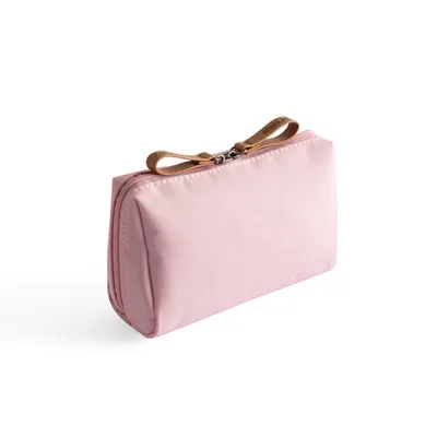 PURDORED 1 Pc Korean Style Solid Cosmetic Bag Women Bow Tie Makeup Bag Waterproo - £46.01 GBP