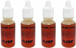 4 Bottles Silver Test Acid Testing Sterling Jewelry Solution Liquid Meta... - £17.52 GBP