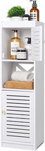 Bathroom Cabinets, Small Bathroom Storage Units With Open Storage Shelf,, White. - £29.89 GBP