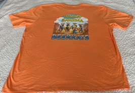 Tommy Bahama T-Shirt Men&#39;s Orange Size XL Short Sleeve &quot;Beerkats&quot; NWOT - $26.98