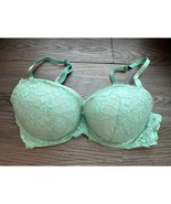 Victoria Secret Dream Angels Lined Demi Double Teal Size 32D - $25.00