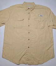 World Wide Sportsman Mens Size XL Vented Outdoor Mustard Pockets Fishing... - $14.73