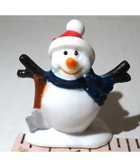 Snow Village Penguin Christmas Decoration Miniature 1 1/2&quot; - £3.86 GBP