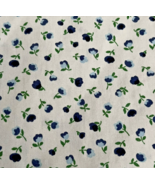 Vintage Tommy Hilfiger Pillow Case White  Blue Flowers Floral Standard 20x30" - $12.86